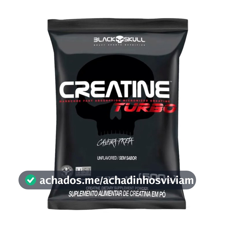 Black Skull Creatina Turbo 500g Refil