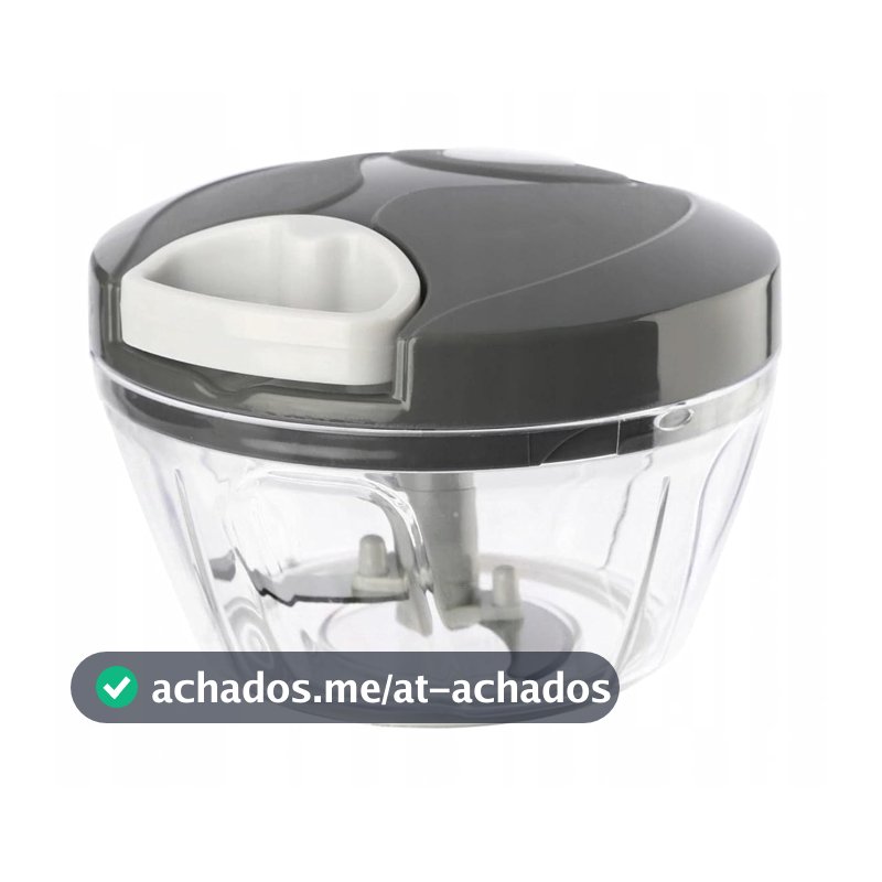 Processador de Alimentos Mini 3 Laminas Aço Inoxidável 500 ml Manual