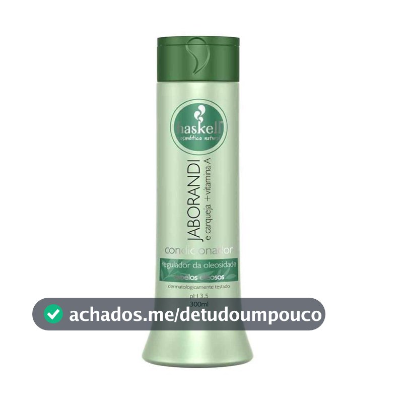 Condicionador de Jaborandi e Carqueja, Haskell, Anti-queda de cabelo, 300 ml