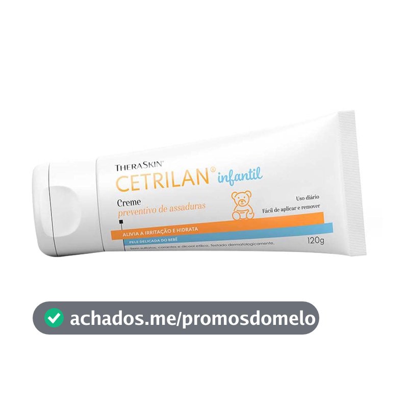 Cetrilan Creme Para Prevenção de Assaduras 120g