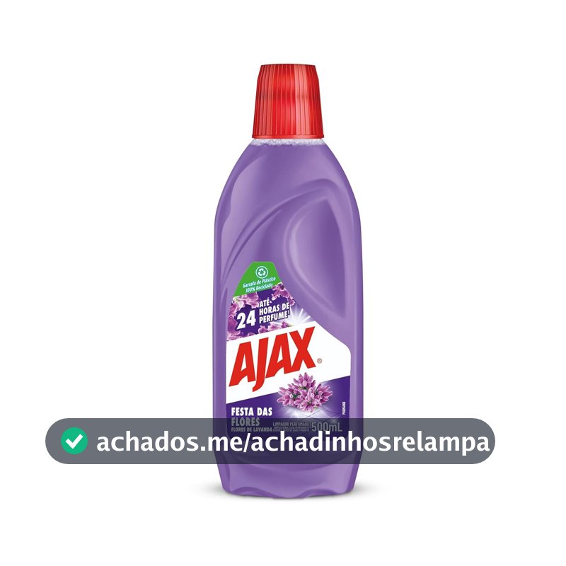 Ajax Festa das Flores Lavanda Limpador de Superfícies, 500ml