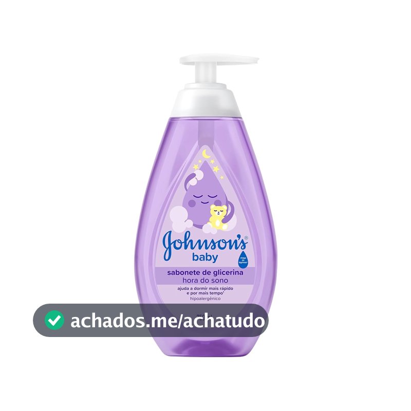 Sabonete Líquido Johnson's Baby Hora do Sono, Lavanda, 750ml