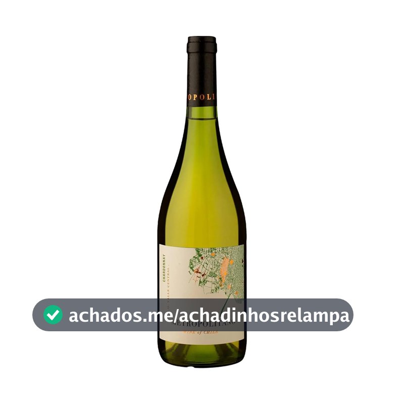 Vinho Branco Chileno Metropolitano D.O. Valle Central Chardonnay