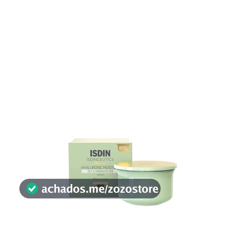 ISDIN Refil Creme Anti-Idade para Pele Oleosa Isdinceutics Hyaluronic Moisture Oily Skin - 50g