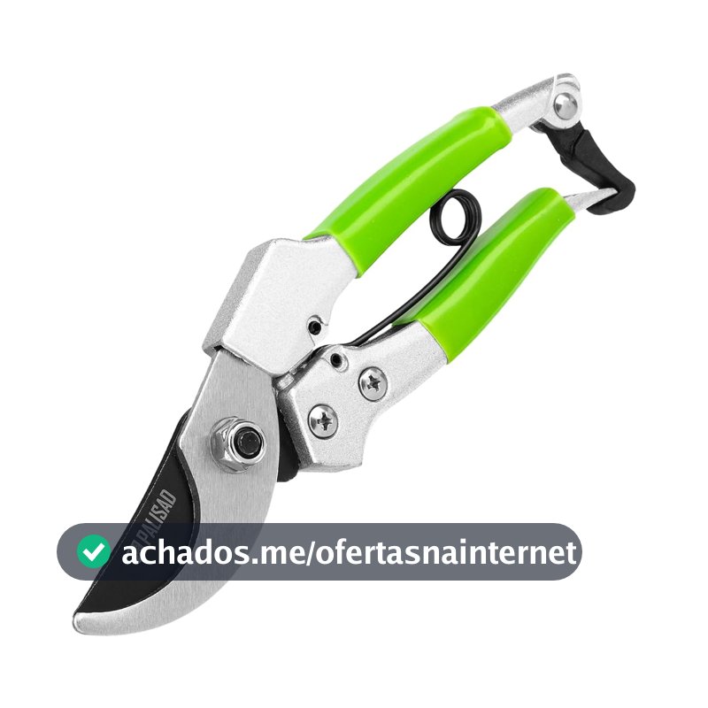 PALISAD Tesoura Para Poda 180 mm com Trava e Mola – Lâmina de Aço У8 e Cabo Emborrachado
