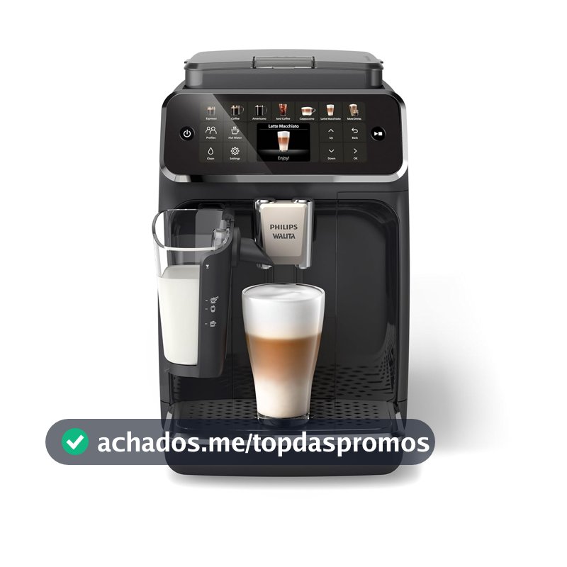 Philips Walita Cafeteira Espresso Superautomática Série 4400 LatteGo, 110V