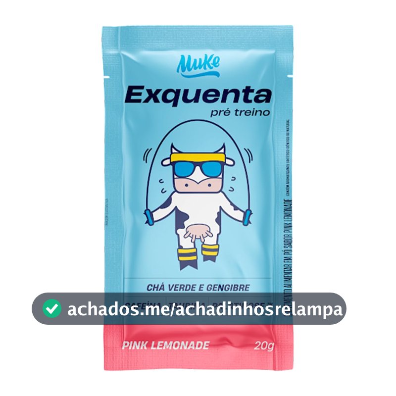 Pré-Treino Mais Mu Exquenta, Sabor Pink Lemonade, 20g