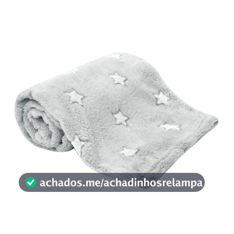 Buba Mantinha Estrelinhas Cinza