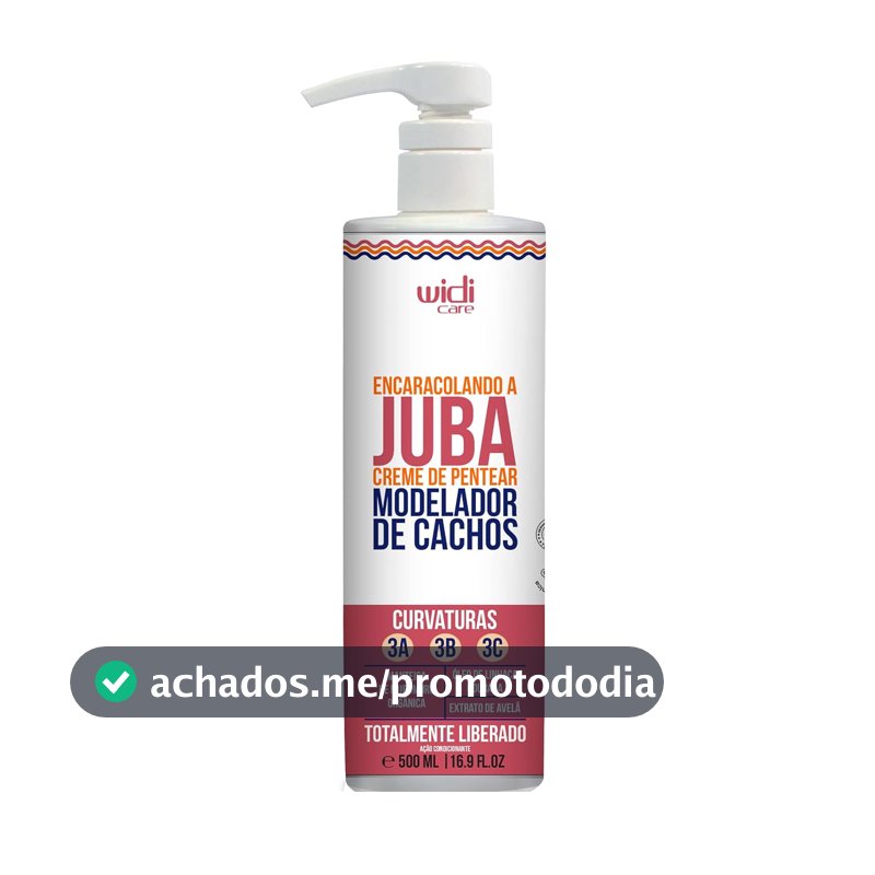 Widi Care Creme de Pentear Encaracolando a Juba 500ml