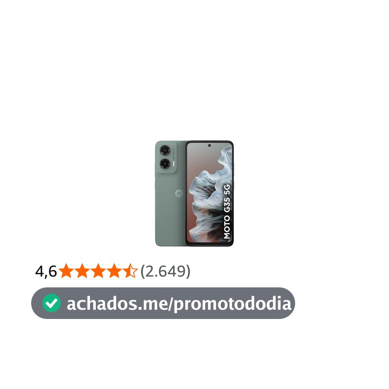 Smartphone Motorola Moto g35 5G - 256GB 12GB (4GB RAM+8GB Ram Boost) e Camera 50MP com AI NFC Tela 6.7" com Superbrilho - Cinza Vegan Leather