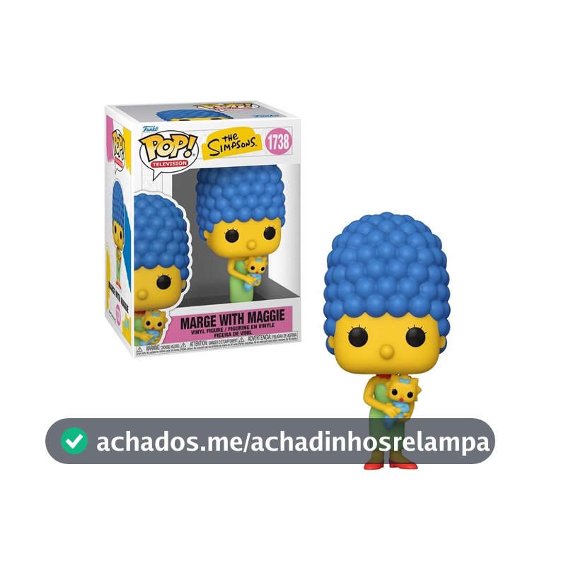 Candide, Boneco, Funko POP! Marge com Maggie, Os Simpsons - 13 cm