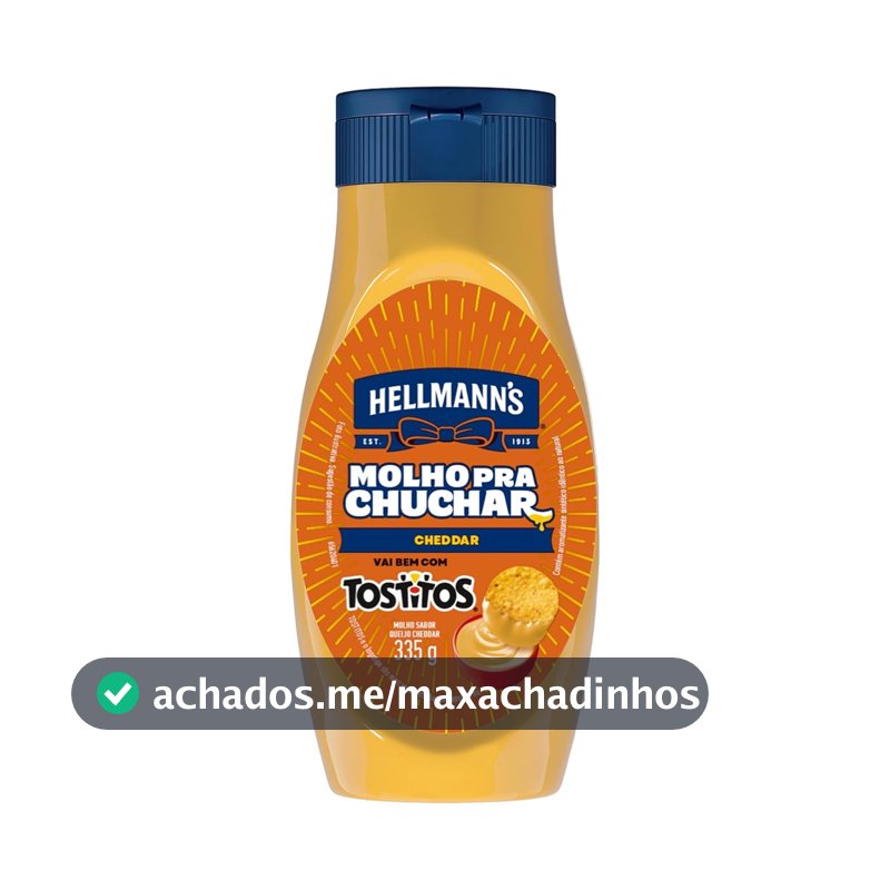 Hellmann’s Molho pra Chuchar sabor Cheddar
