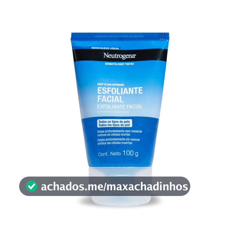 Gel Esfoliante Facial Neutrogena Deep Clean Intensive, 100g