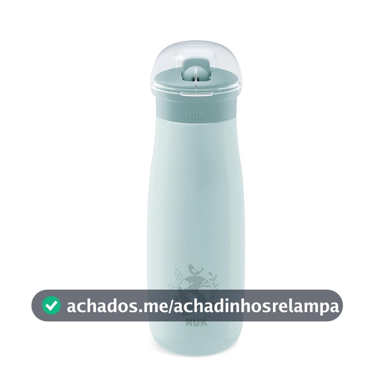 Copo Inox NUK Mini-Me Flip 500ml 2 em 1 – Verde