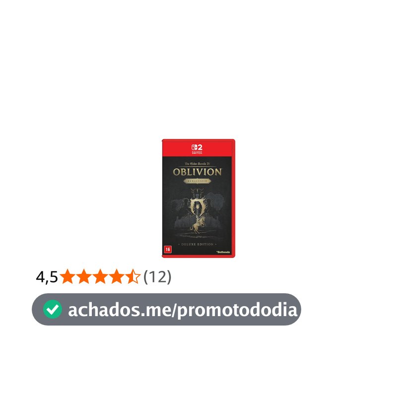 The Elder Scrolls IV Oblivion Remastered – Deluxe Edition - Nintendo Switch 2