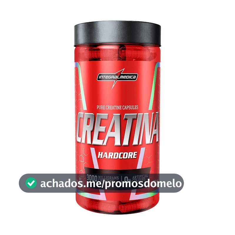 Integralmedica Creatina Hardcore 120 Cápsulas Pura Monohidratada