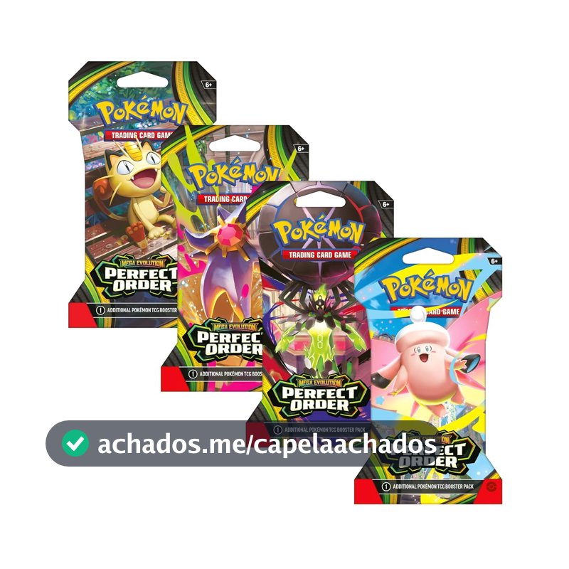Pokémon TCG: Mega Evolution - Perfect Order - Sleeved Booster - Inglês