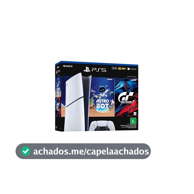 PlayStation®5 Slim Digital 825GB – Pacote ASTRO BOT e Gran Turismo 7