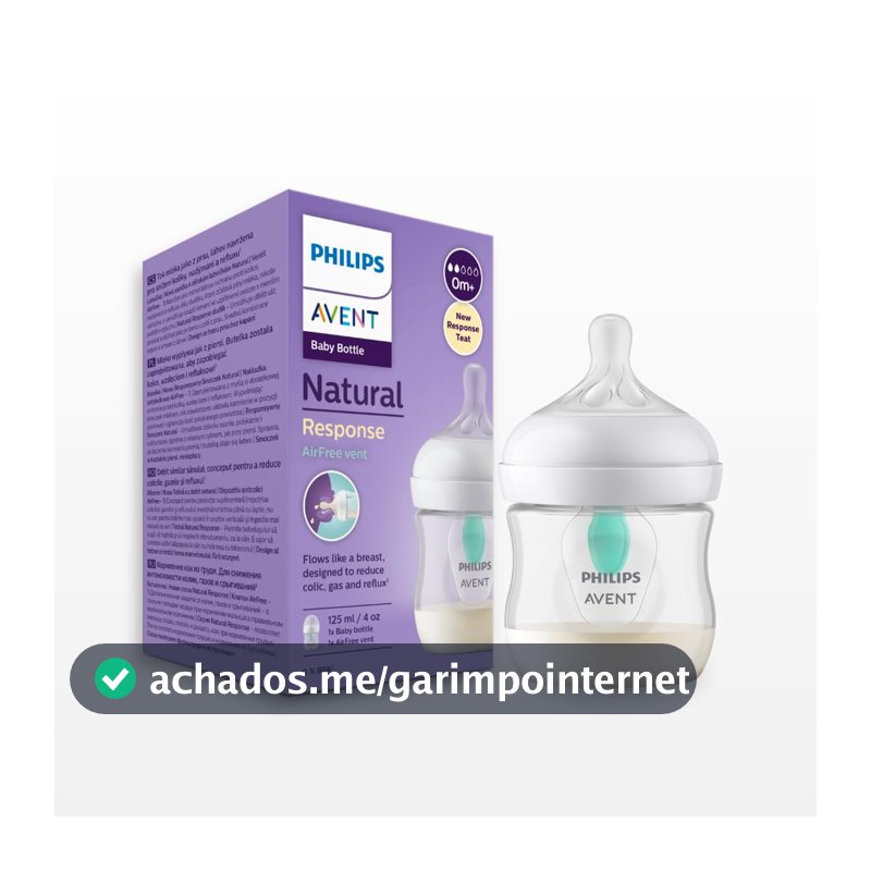Mamadeira Philips Avent Pétala 3.0, AirFree Vent, 125ml