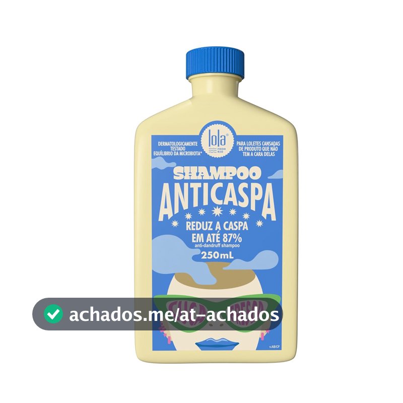 Shampoo Anticaspa Lola Cosmetics Cuca Fresca 250 ml