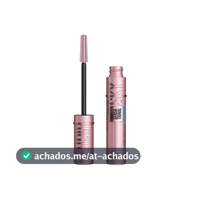 Maybelline Ny Máscara de Cílios Lash Sensational Sky High À Prova D'Água, Preto 6 ml