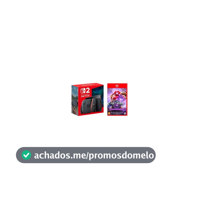 Console Nintendo Switch 2 + Jogo Metroid Prime 4: Beyond