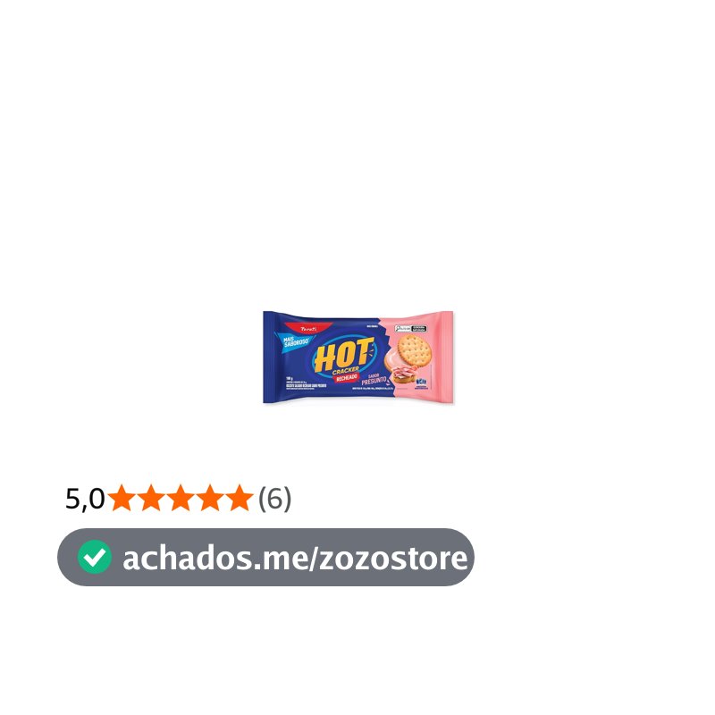 Biscoito Recheado Hot Cracker Presunto 100g