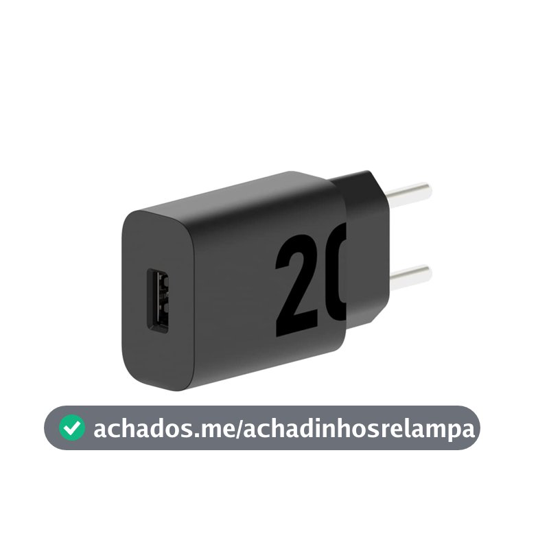 Motorola, Carregador Turbo Power 20W Universal, Porta USB-A, Sem Cabo