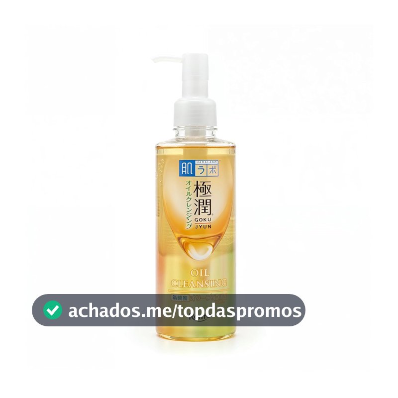 Hada Labo® Gokujyun Oil Cleansing - Óleo de limpeza facial demaquilante com Ácido Hialurônico 200ml