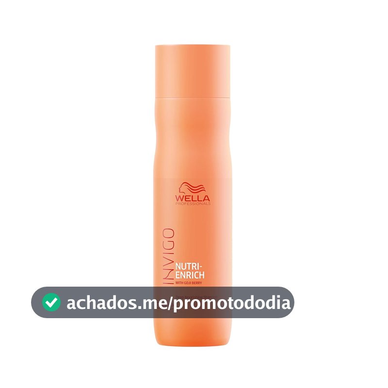 Wella Professionals Nutri Enrich Shampoo, Tamanho: 250 ml (Pacote de 1)
