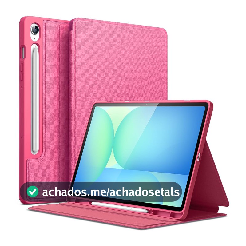 JETech Capa Protetora para Galaxy Tab S10 Lite/S10 FE/S9 FE 10,9", Rosa
