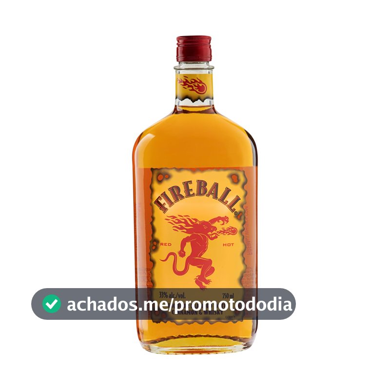 Licor de whisky com canela Fireball – 750ml