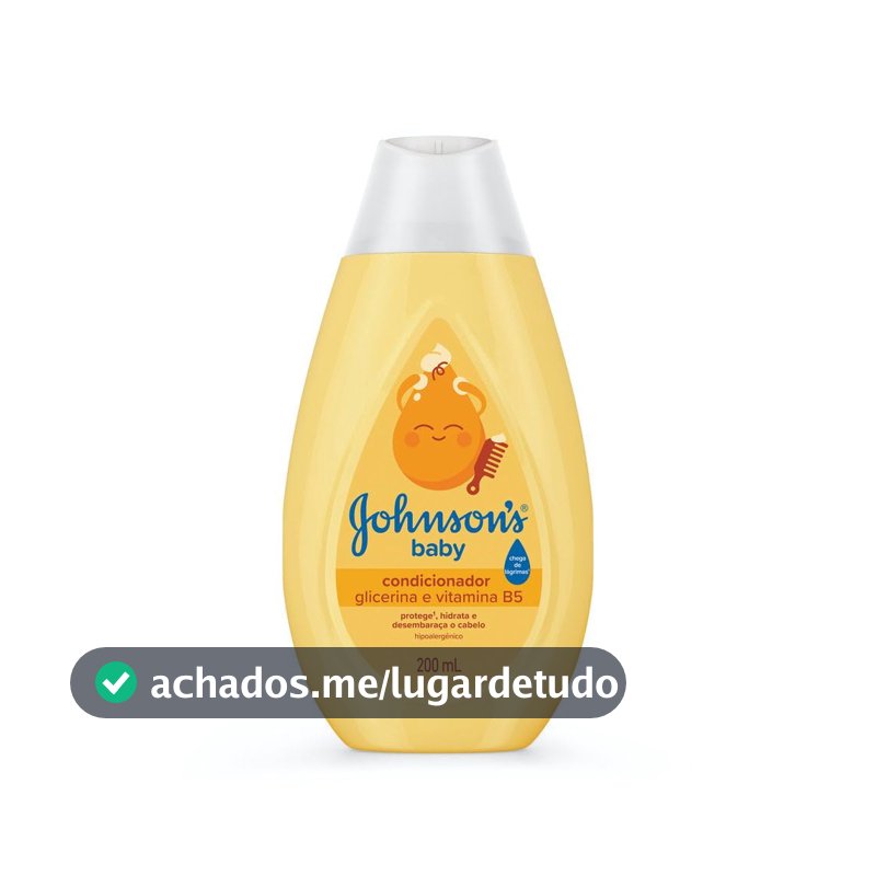 Condicionador Johnson's Baby, 200ml