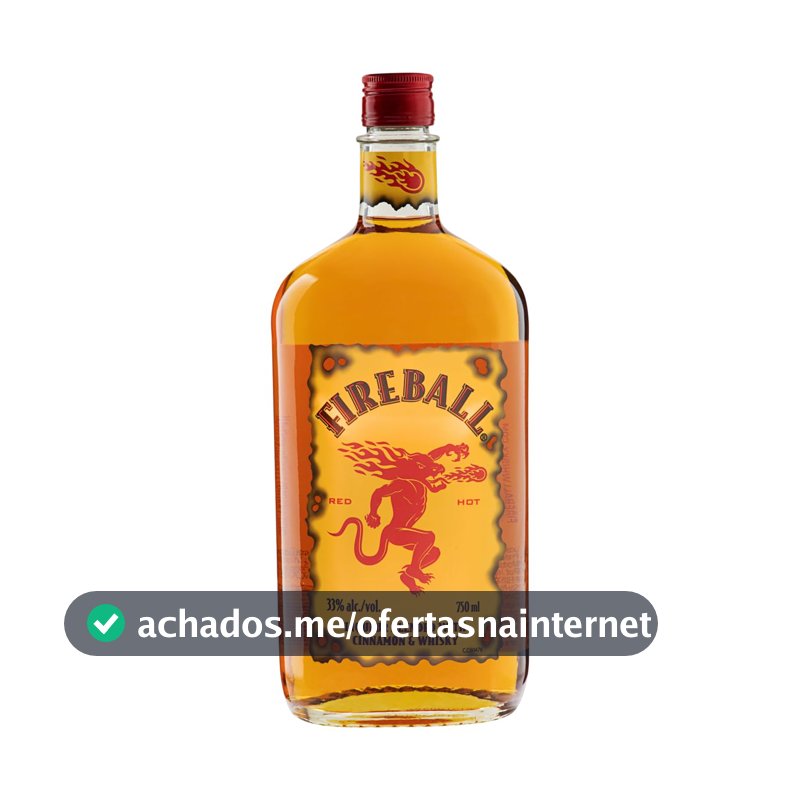 Licor de whisky com canela Fireball – 750ml