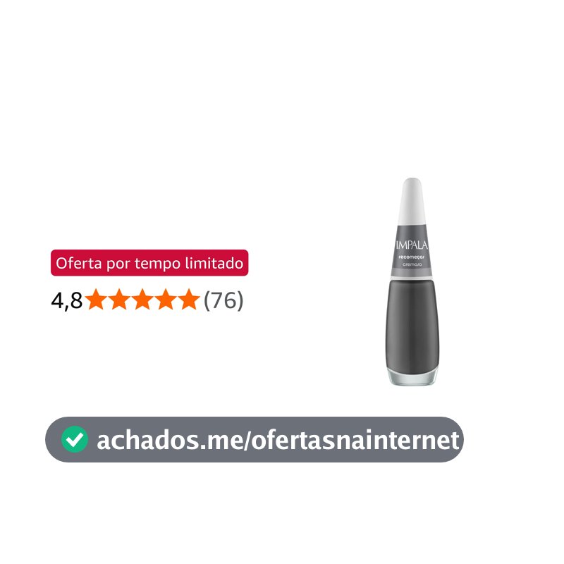 Esmalte Cor Da Moda Recomecos Impala 7,5ml