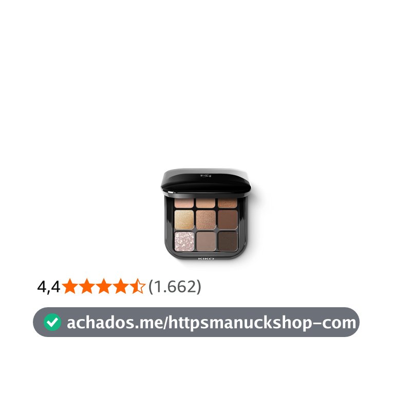 KIKO MILANO, New Glamour Multi Finish Eyeshadow Palette, Paleta de Sombras, Cor