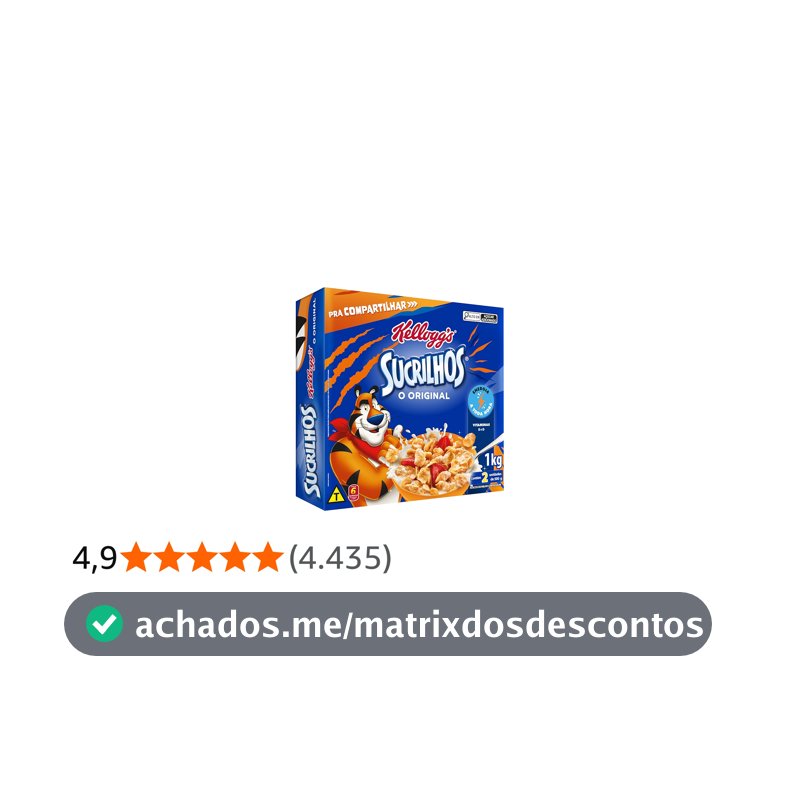 Cereal Sucrilhos® Original Kellogg's® 1kg
