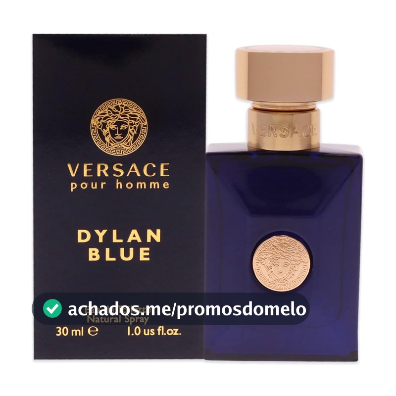 Dylan Blue Pour Homme Versace - Perfume Masculino Eau de Toilette 30ml