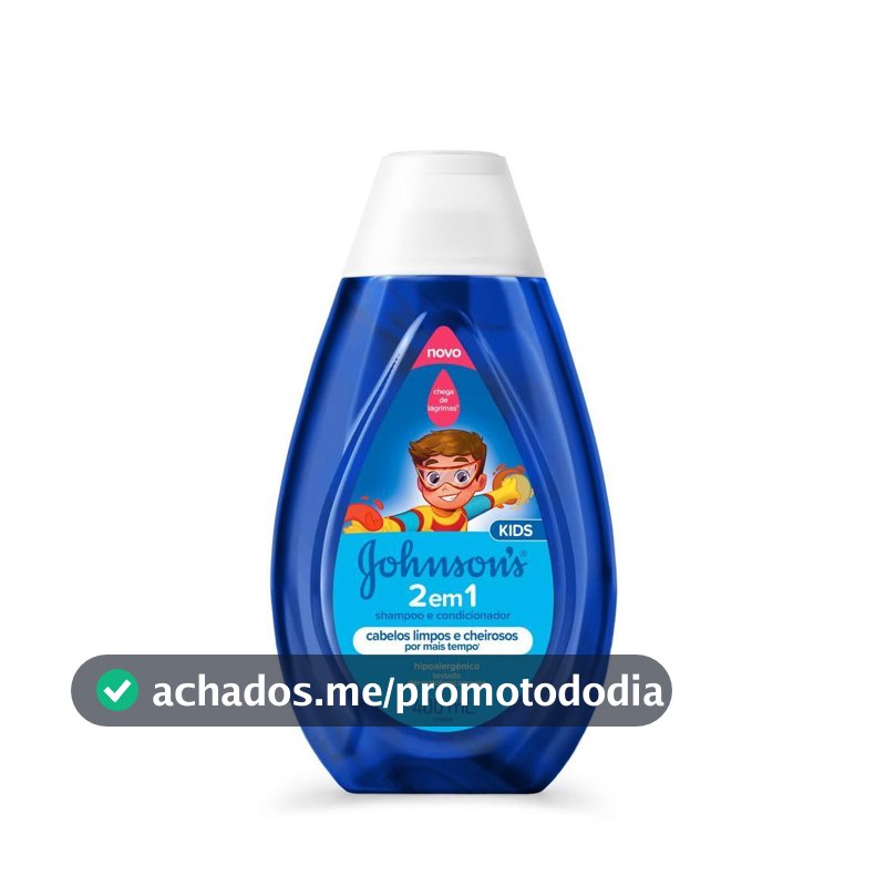 Shampoo e Condicionador 2 em 1 Johnson's Baby, 400ml