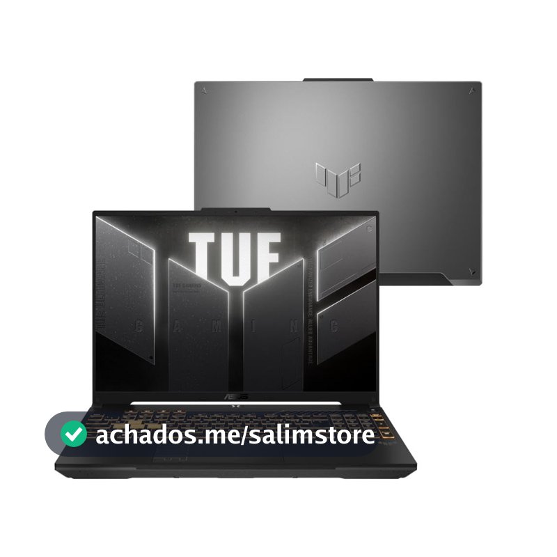 Notebook ASUS TUF Gaming F16 FX607VU RTX4050 Intel Core 5 210H 16Gb Ram 512Gb SSD Windows 11 Tela Nível IPS 16" LED 144Hz Gray - RL053W