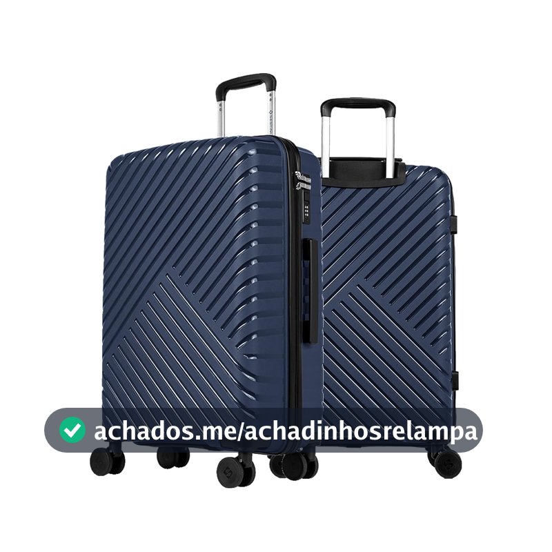 Mala 23kg Polipropileno Sestini, Média, Espaçosa e Resistente, De Viagem