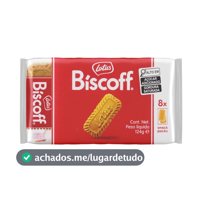 Lotus Biscoff Biscoito Doce Pacote 124G