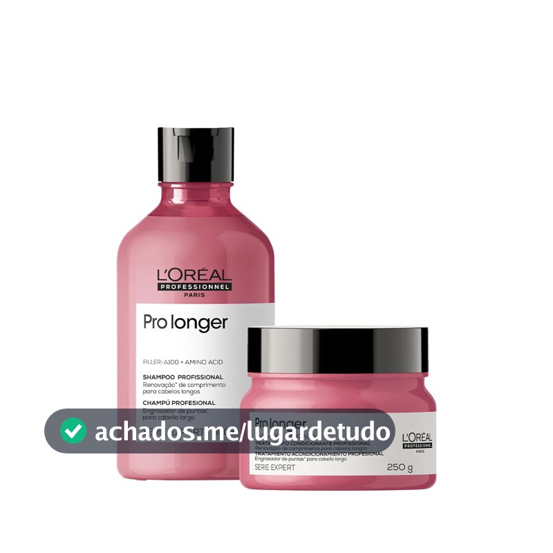 Kit L'Oréal Professionnel Serie Expert Pro Longer Shampoo e Máscara P (2 produtos)