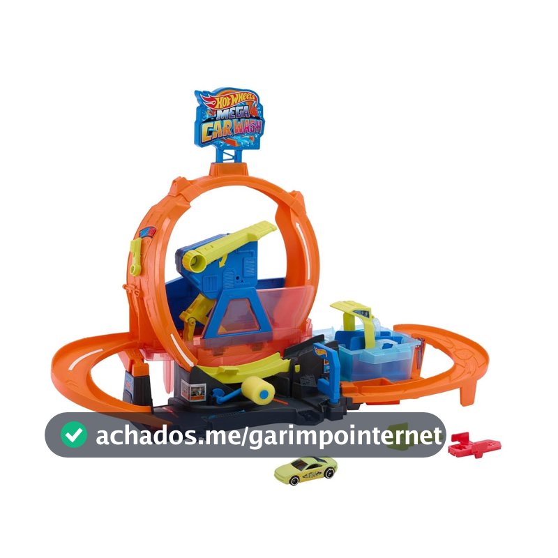 Hot Wheels City Pista de Brinquedo Lava-Carros 2026 4Y+