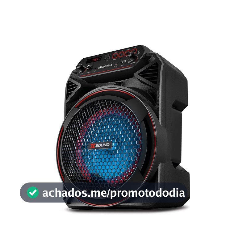 Caixa Amplificada Xsound, Mondial, Preto, 220W RMS, Bivolt - CM-220-N