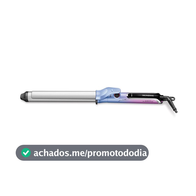 MONDIAL Modelador de Cachos By Juliette, Azul/Rosa, Bivolt - MC-JU-03