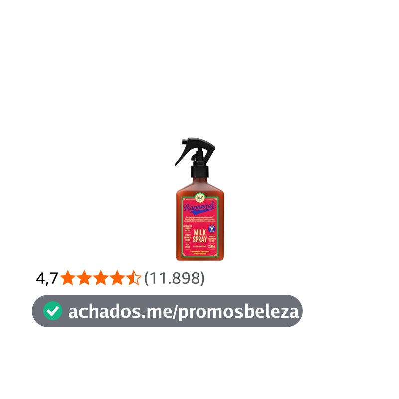 Rapunzel Milk Leave-in Spray 250ml , Lola Cosmetics