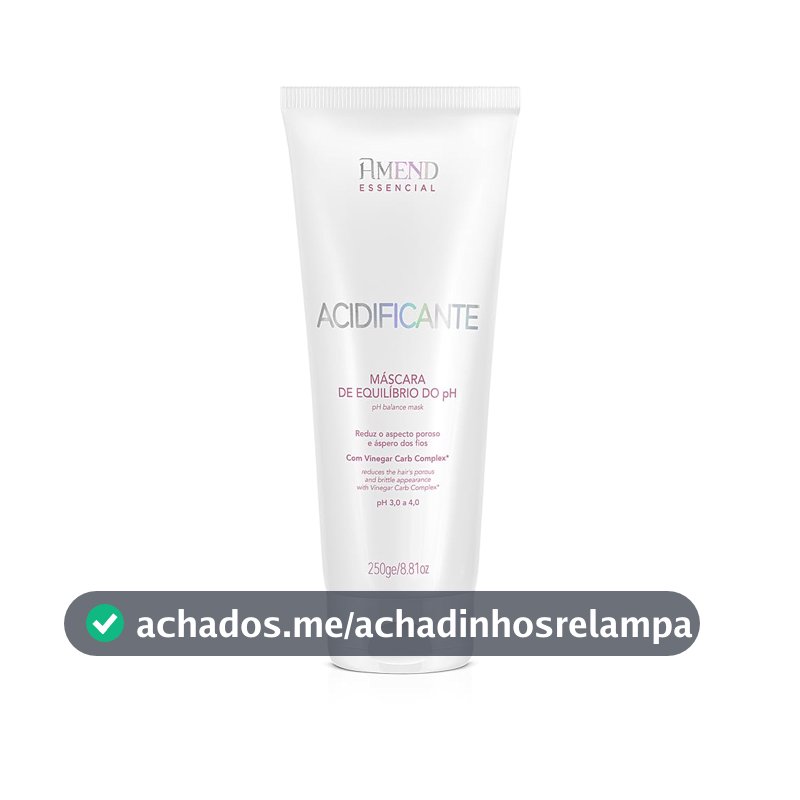 Máscara Acidificante de Equilíbrio do pH 250g