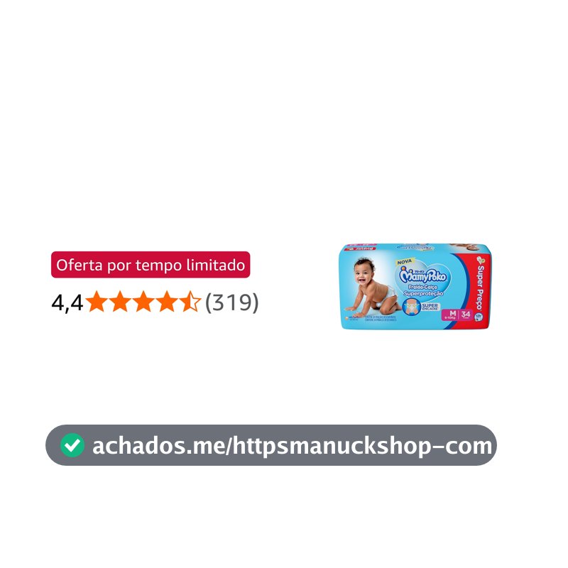 MamyPoko Fralda-Calça Superproteção M 34 Unidades