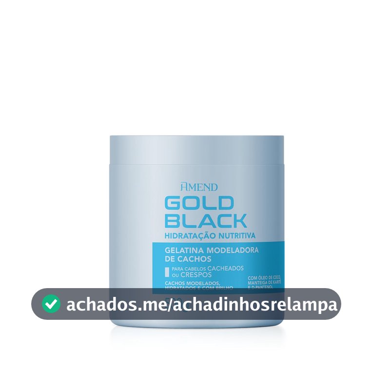 Gelatina Modeladora de Cachos com Óleo de Coco 500g